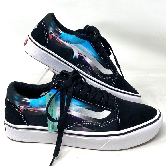 VANS Old Skool ComfyCush Formula 66 Shoe Low Skate Suede Black Women VN0A5DYCBM8 - Picture 1 of 9